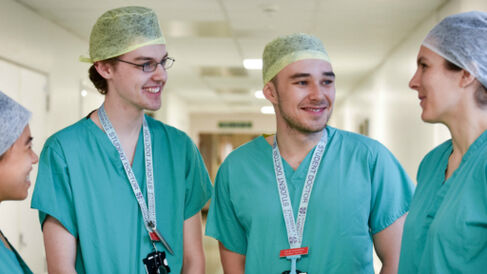 Clinical Student in scrubs 1